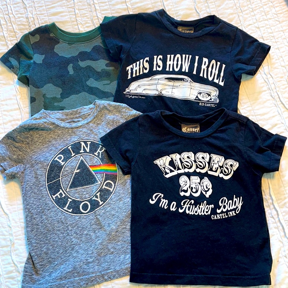 Four different 18month baby tees!